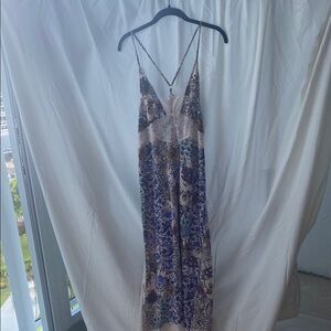 Free People Maxi Slip Dress with Spaghetti Straps